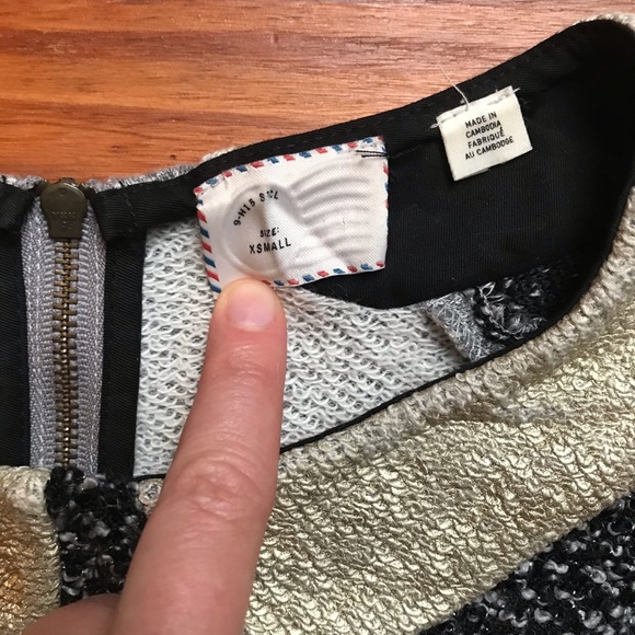 Anthropologie Collar Formal Wednesday Adams Top, EUC, XS - Picture 4 of 12